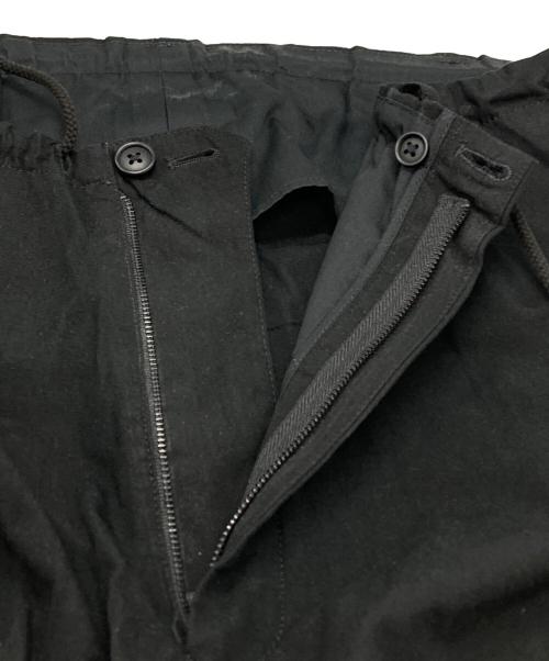 Y's for men（ワイズフォーメン）Y's for men (ワイズフォーメン) STRING PANTS WITH COTTON LINEN/ストリングパンツウィズコットンリネン ブラック サイズ:1の古着・服飾アイテム