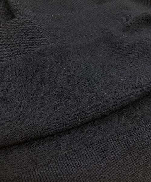 MIYAKE DESIGN STUDIO（ミヤケ デザイン スタジオ）MIYAKE DESIGN STUDIO (ミヤケ デザイン スタジオ) 抜染ラインウールニット/Wool Knit ブラック サイズ:Lの古着・服飾アイテム