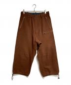 Y's for menワイズフォーメン）の古着「クロップドウールパンツ」｜ブラウン