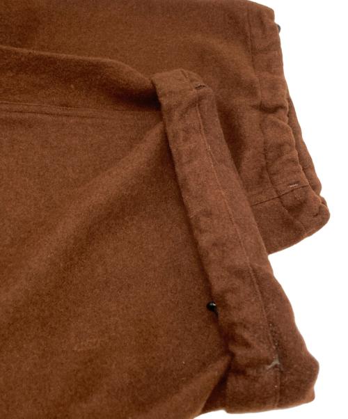 Y's for men（ワイズフォーメン）Y'S for men (ワイズフォーメン) クロップドウールパンツ ブラウン サイズ:2の古着・服飾アイテム
