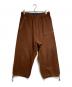 Y'S for men（ワイズフォーメン）の古着「クロップドウールパンツ」｜ブラウン