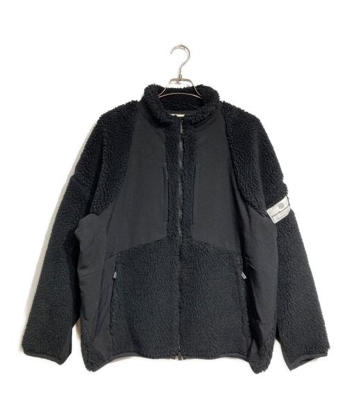 WHITE MOUNTAINEERING（ホワイトマウンテ二アニング）WHITE MOUNTAINEERING (ホワイトマウンテ二アニング) リサイクルフリースボアジャケット ブラック サイズ:2の古着・服飾アイテム