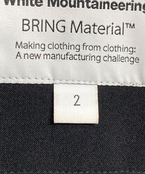 WHITE MOUNTAINEERING（ホワイトマウンテ二アニング）WHITE MOUNTAINEERING (ホワイトマウンテ二アニング) リサイクルフリースボアジャケット ブラック サイズ:2の古着・服飾アイテム