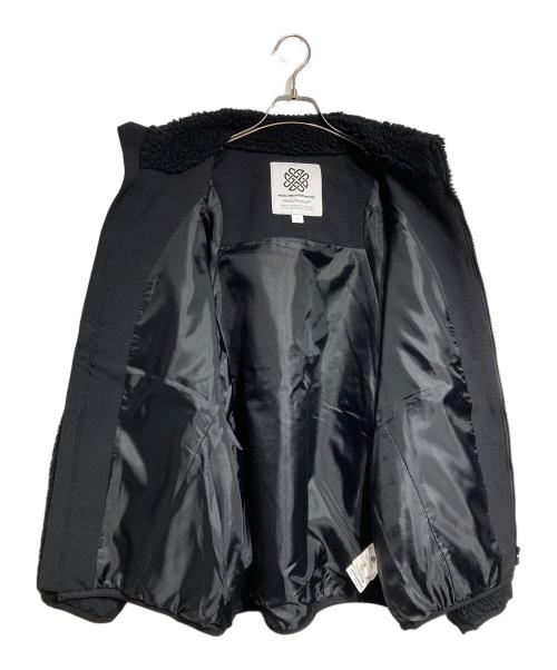 WHITE MOUNTAINEERING（ホワイトマウンテ二アニング）WHITE MOUNTAINEERING (ホワイトマウンテ二アニング) リサイクルフリースボアジャケット ブラック サイズ:2の古着・服飾アイテム