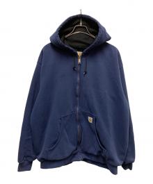 CarHartt（カーハート）の古着「ダブルフェイスジップパーカー」｜ネイビー