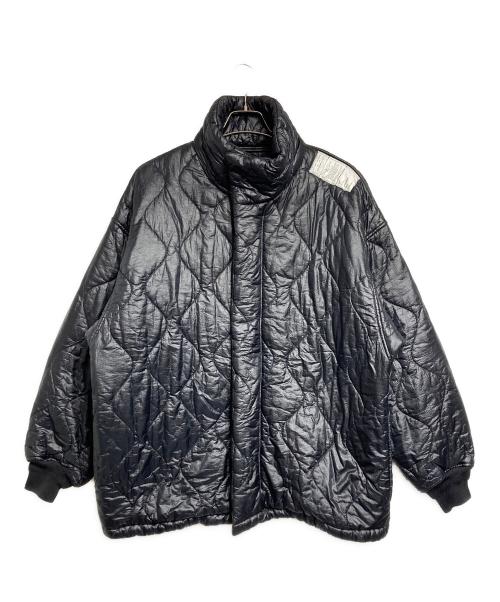 N.HOOLYWOOD（エヌ ハリウッド）N.HOOLYWOOD (エヌ ハリウッド) HIGH NECK QUILTING BLOUSON ブラック サイズ:38の古着・服飾アイテム