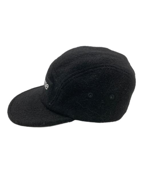 SUPREME（シュプリーム）Supreme (シュプリーム) Harris Tweed Camp Cap ブラックの古着・服飾アイテム