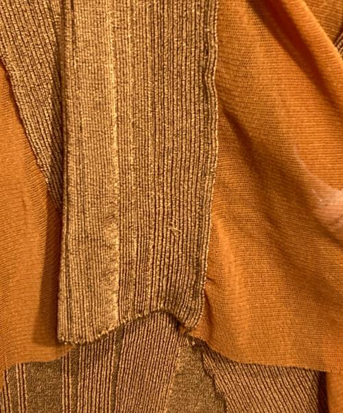 Jean Paul Gaultier FEMME（ジャンポールゴルチエ フェム）Jean Paul Gaultier FEMME (ジャンポールゴルチエ フェム) 切替シアーブラウス/Sheer paneled blouse ブラウン サイズ:40の古着・服飾アイテム