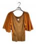Jean Paul Gaultier FEMME（ジャンポールゴルチエ フェム）の古着「切替シアーブラウス/Sheer paneled blouse」｜ブラウン