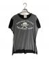 Vivienne Westwood（ヴィヴィアンウエストウッド）の古着「スカルＴシャツ/skull t-shirt」｜グレー×ブラック