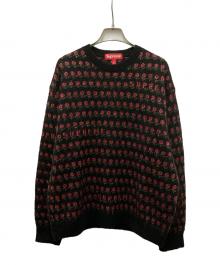SUPREME（シュプリーム）の古着「Flowers Metallic Sweater」｜ブラック
