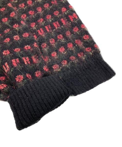 SUPREME（シュプリーム）Supreme (シュプリーム) Flowers Metallic Sweater ブラック サイズ:Mの古着・服飾アイテム