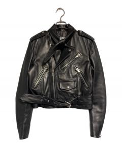 中古・古着通販】BALENCIAGA (バレンシアガ) レザーダブルライダース
