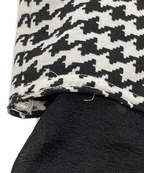 COMME des GARCONS COMME des GARCONS（コムデギャルソン コムデギャルソン）COMME des GARCONS COMME des GARCONS (コムデギャルソン コムデギャルソン) ハウンドトゥースレイヤードブラウス ホワイト サイズ:XSの古着・服飾アイテム