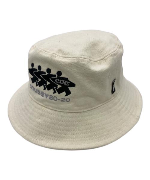 stussy（ステューシー）stussy (ステューシー) COMME des GARCONS (コムデギャルソン) バケットハット ベージュの古着・服飾アイテム