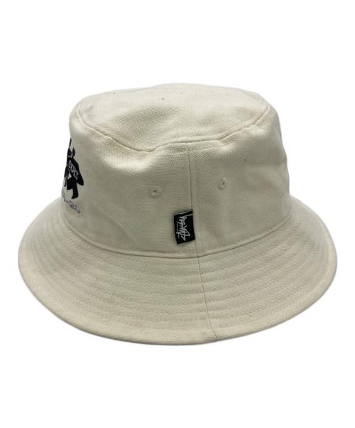stussy（ステューシー）stussy (ステューシー) COMME des GARCONS (コムデギャルソン) バケットハット ベージュの古着・服飾アイテム