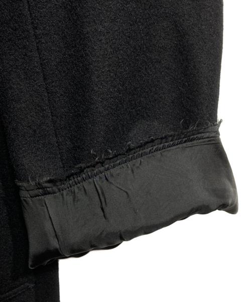 s'yte（サイト）s'yte (サイト) フーデッドロングウールコート/Hooded long wool coat ブラック サイズ:3の古着・服飾アイテム