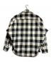 Maison MIHARA YASUHIRO (メゾン ミハラ ヤスヒロ) Amateur Sewn Like Check Shirt/アマチュアソーンライク チェックシャツ ブラック×ホワイト サイズ:48：30000円