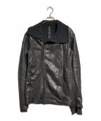 ISAAC SELLAM EXPERIENCEアイザックセラム エクスペリエンス）の古着「ウールライナーシープレザージャケット/Sheepskin leather jacket with wool lining」｜ブラウン