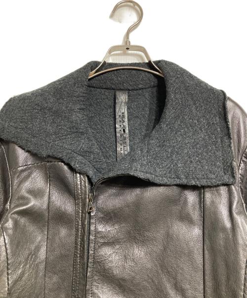 ISAAC SELLAM EXPERIENCE（アイザックセラム エクスペリエンス）ISAAC SELLAM EXPERIENCE (アイザックセラム エクスペリエンス) ウールライナーシープレザージャケット/Sheepskin leather jacket with wool lining ブラウン サイズ:XSの古着・服飾アイテム