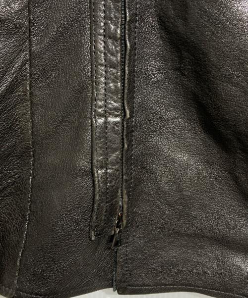 ISAAC SELLAM EXPERIENCE（アイザックセラム エクスペリエンス）ISAAC SELLAM EXPERIENCE (アイザックセラム エクスペリエンス) ウールライナーシープレザージャケット/Sheepskin leather jacket with wool lining ブラウン サイズ:XSの古着・服飾アイテム