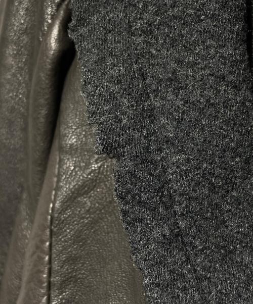 ISAAC SELLAM EXPERIENCE（アイザックセラム エクスペリエンス）ISAAC SELLAM EXPERIENCE (アイザックセラム エクスペリエンス) ウールライナーシープレザージャケット/Sheepskin leather jacket with wool lining ブラウン サイズ:XSの古着・服飾アイテム