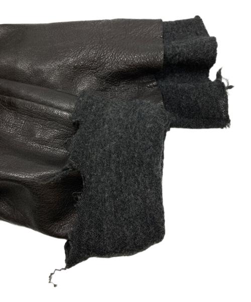 ISAAC SELLAM EXPERIENCE（アイザックセラム エクスペリエンス）ISAAC SELLAM EXPERIENCE (アイザックセラム エクスペリエンス) ウールライナーシープレザージャケット/Sheepskin leather jacket with wool lining ブラウン サイズ:XSの古着・服飾アイテム