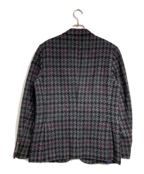 THE GIGI（ザ・ジジ）THE GIGI (ザ・ジジ) ハウンドトゥースウールジャケット/Houndstooth wool jacket/KLIMT グレー サイズ:50の古着・服飾アイテム