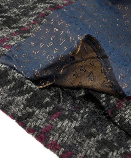 THE GIGI（ザ・ジジ）THE GIGI (ザ・ジジ) ハウンドトゥースウールジャケット/Houndstooth wool jacket/KLIMT グレー サイズ:50の古着・服飾アイテム