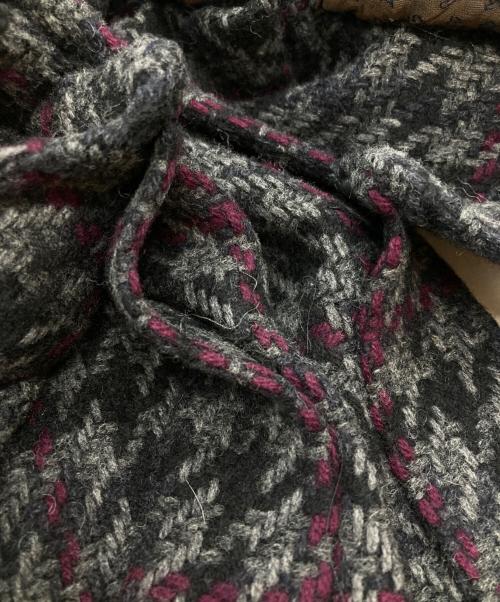 THE GIGI（ザ・ジジ）THE GIGI (ザ・ジジ) ハウンドトゥースウールジャケット/Houndstooth wool jacket/KLIMT グレー サイズ:50の古着・服飾アイテム