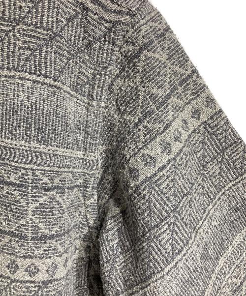 Snow peak（スノーピーク）snow peak (スノーピーク) Cotton Silk Jacquard Coat/コットンシルク ジャカード コート グレー サイズ:Sの古着・服飾アイテム