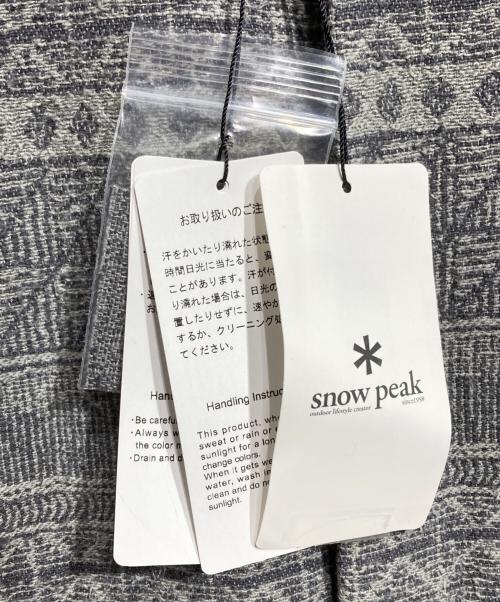 Snow peak（スノーピーク）snow peak (スノーピーク) Cotton Silk Jacquard Coat/コットンシルク ジャカード コート グレー サイズ:Sの古着・服飾アイテム