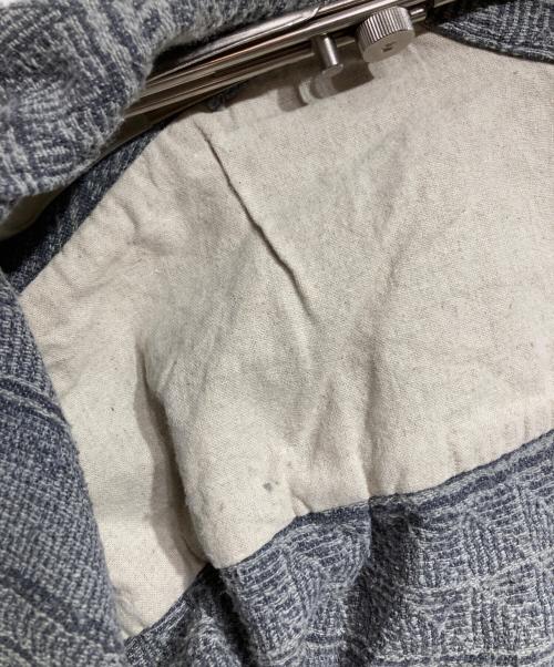 Snow peak（スノーピーク）snow peak (スノーピーク) Cotton Silk Jacquard Coat/コットンシルク ジャカード コート グレー サイズ:Sの古着・服飾アイテム