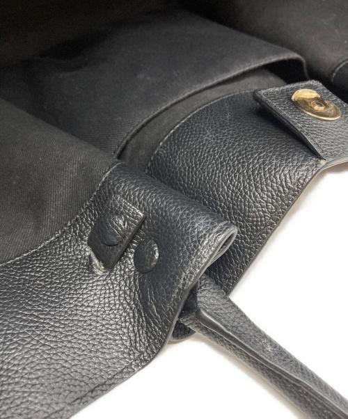 DEMELLIER（デメリエー）DEMELLIER (デメリエー) THE NEW YORKレザートートバッグ/Tote Bag ブラックの古着・服飾アイテム