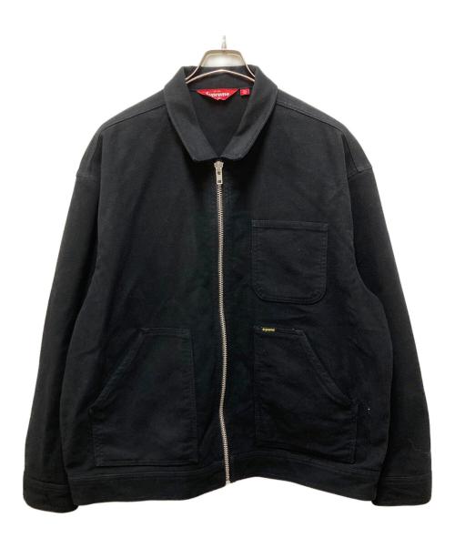 SUPREME（シュプリーム）SUPREME (シュプリーム) Moleskin Work Jacket ブラック サイズ:	SIZE XLの古着・服飾アイテム
