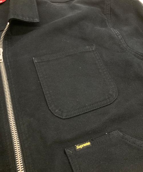 SUPREME（シュプリーム）SUPREME (シュプリーム) Moleskin Work Jacket ブラック サイズ:	SIZE XLの古着・服飾アイテム