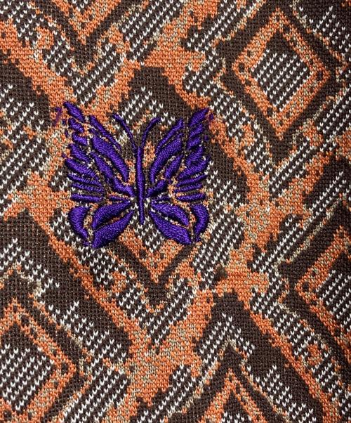 Needles（ニードルズ）Needles (ニードルズ) TRACK JACKET - POLY JQ./トラックジャケット オレンジ サイズ:Lの古着・服飾アイテム