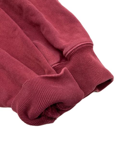 stussy（ステューシー）stussy (ステューシー) ハーフジップスウェット レッド サイズ:Sの古着・服飾アイテム