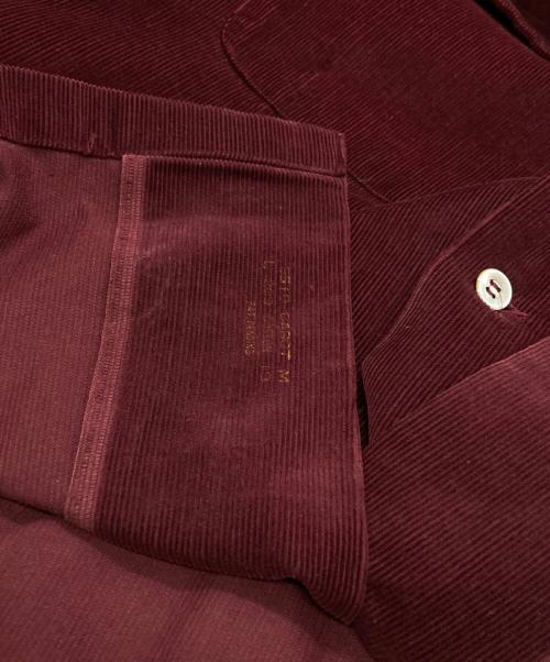 ARROW（アロー）ARROW (アロー) ヴィンテージコーデュロイシャツ/Vintage corduroy shirt ワインレッド サイズ:M（15~15・1/2）の古着・服飾アイテム