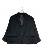 DAIWA PIER39ダイワ ピア39）の古着「TECH STRETCH 2B JACKET CORDUROY/テックストレッチジャケットコーデュロイ」｜ブラック