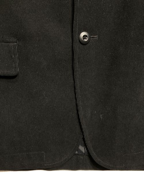 DAIWA PIER39（ダイワ ピア39）DAIWA PIER39 (ダイワ ピア39) TECH STRETCH 2B JACKET CORDUROY/テックストレッチジャケットコーデュロイ ブラック サイズ:Sの古着・服飾アイテム