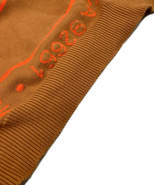 stussy（ステューシー）stussy (ステューシー) Laguna Icon Sweater ブラウン サイズ:	SIZE Mの古着・服飾アイテム