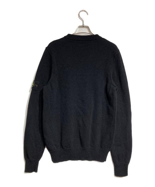 STONE ISLAND（ストーンアイランド）STONE ISLAND (ストーンアイランド) Crew Neck Sweater/クルーネックセーター ブラック サイズ:Sの古着・服飾アイテム