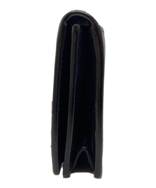 Saint Laurent Paris（サンローランパリ）Saint Laurent Paris (サンローランパリ) タイニーモノグラム カードケース/Tiny Monogram Card Case ブラックの古着・服飾アイテム