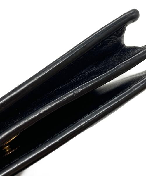 Saint Laurent Paris（サンローランパリ）Saint Laurent Paris (サンローランパリ) タイニーモノグラム カードケース/Tiny Monogram Card Case ブラックの古着・服飾アイテム