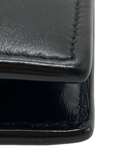 Saint Laurent Paris（サンローランパリ）Saint Laurent Paris (サンローランパリ) タイニー二つ折り財布/Tiny Bifold Wallet  ブラックの古着・服飾アイテム