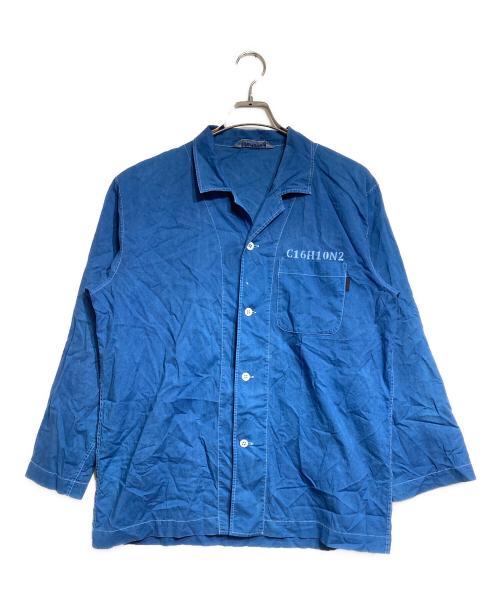 Y's for living（ワイズフォーリビング）Y'S for living (ワイズフォーリビング) ガーメントダイパジャマシャツ/ garment-dyed pajama shirt  ブルー サイズ:FREEの古着・服飾アイテム