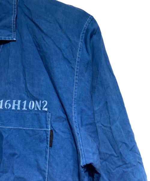 Y's for living（ワイズフォーリビング）Y'S for living (ワイズフォーリビング) ガーメントダイパジャマシャツ/ garment-dyed pajama shirt  ブルー サイズ:FREEの古着・服飾アイテム