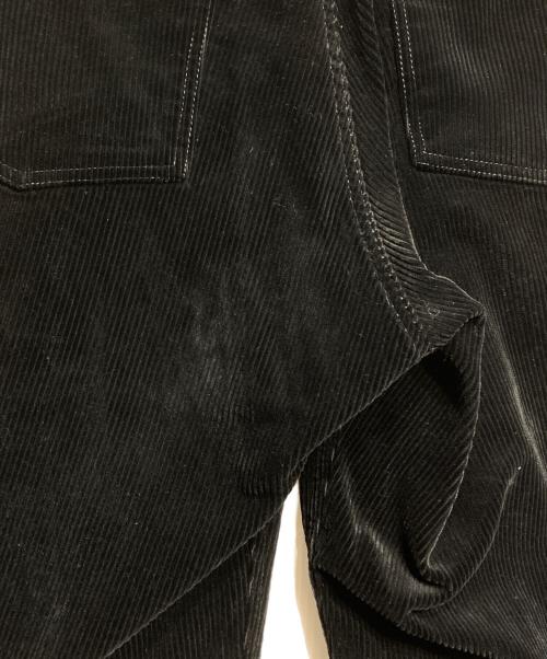 BROOKS BROTHERS BLACK FLEECE（ブルックスブラザーズ ブラックフリース）BROOKS BROTHERS BLACK FLEECE Engineered Garments (エンジニアドガーメンツ) コーデュロイサイドストライプワイドファティーグパンツ ブラック サイズ:Mの古着・服飾アイテム