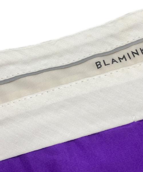 BLAMINK（ブラミンク）BLAMINK (ブラミンク) ツイードフリンジスカート/tweed fringe skirt シルバー サイズ:36の古着・服飾アイテム